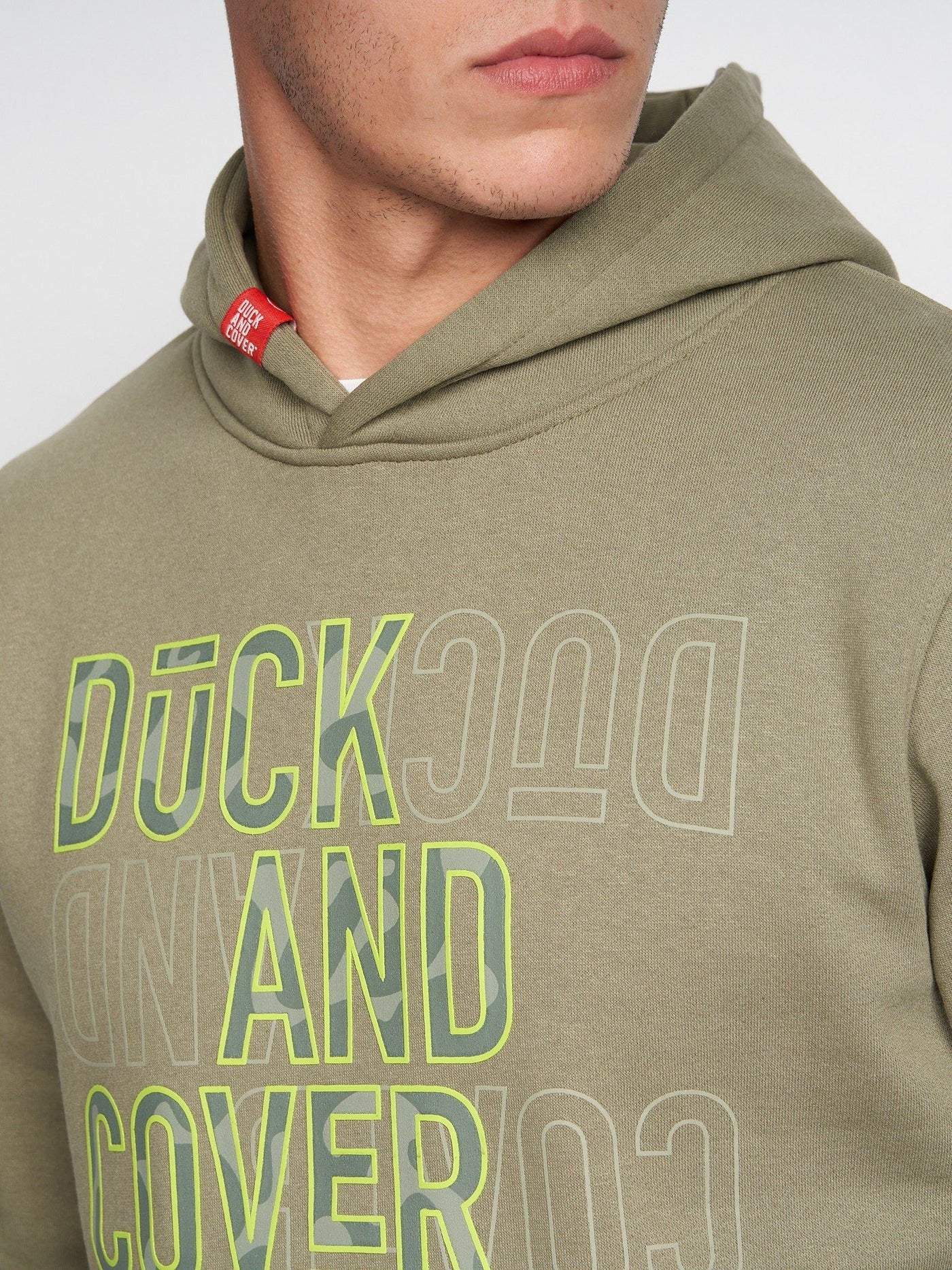 Mens Pecklar Hoodie Olive