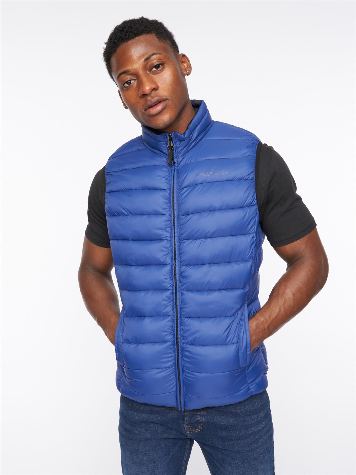 Mens Gattering Gilet Royal