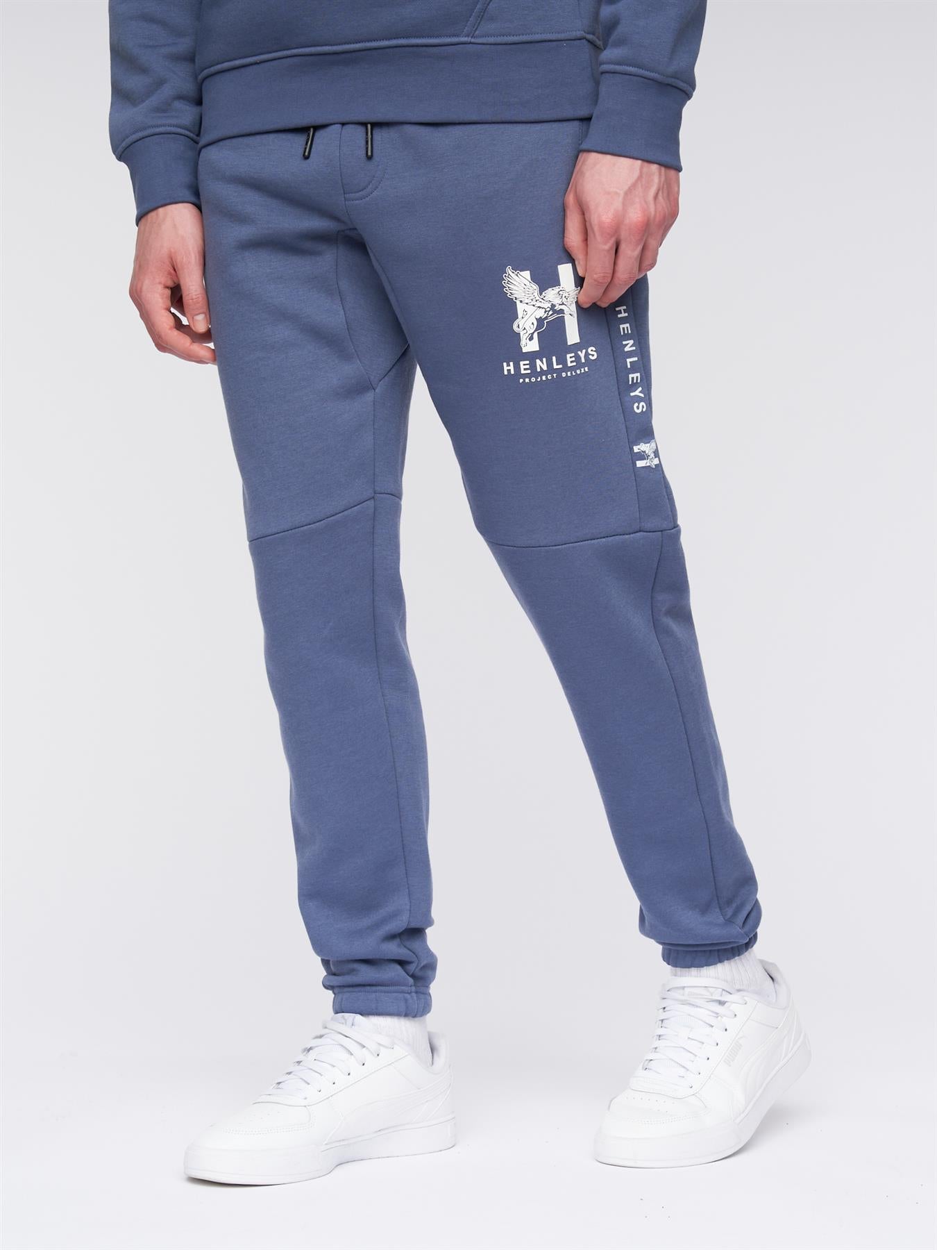 Mens Tapehen Joggers Deep Blue