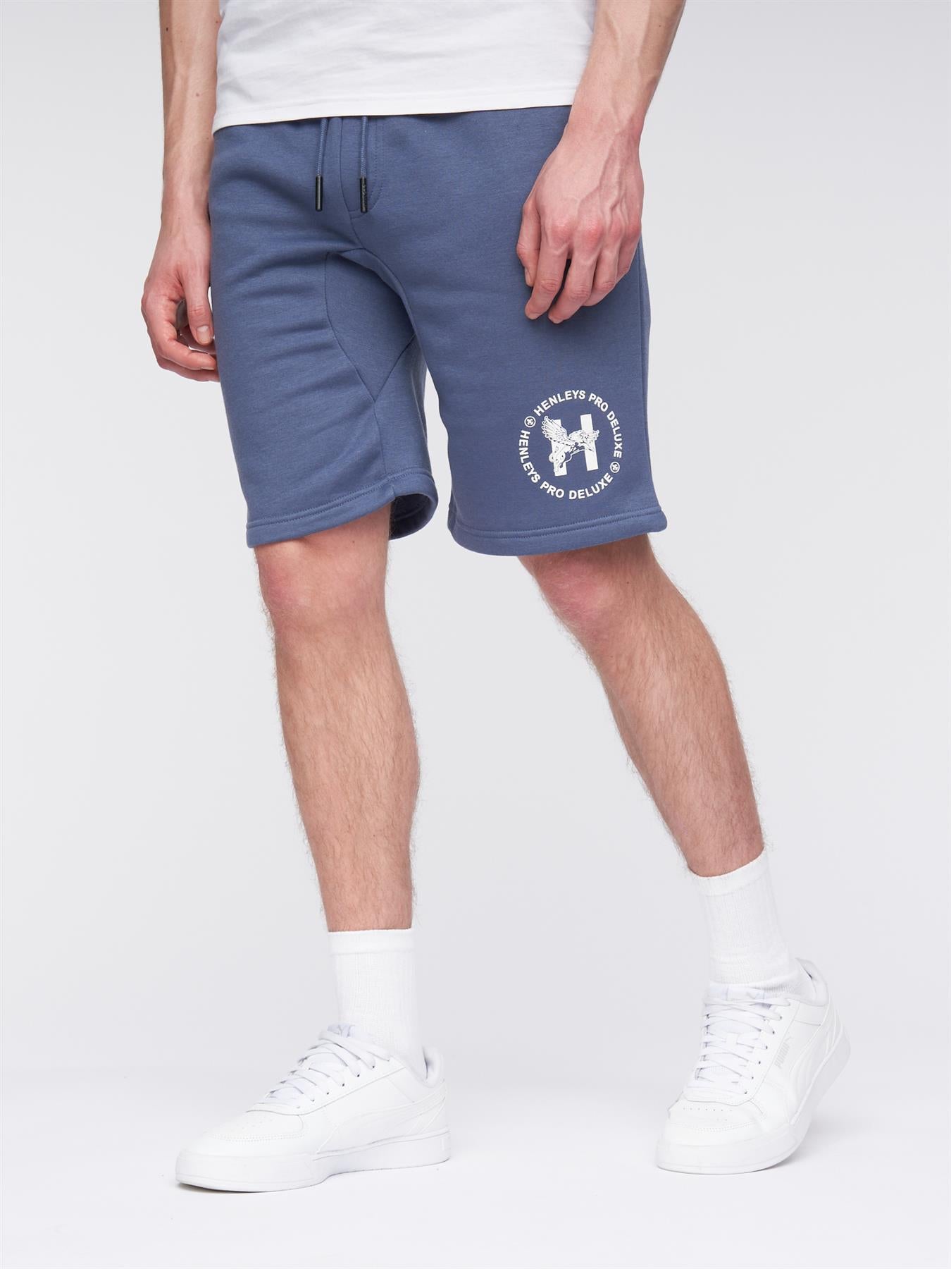 Mens Metafone Jog Shorts Deep Blue