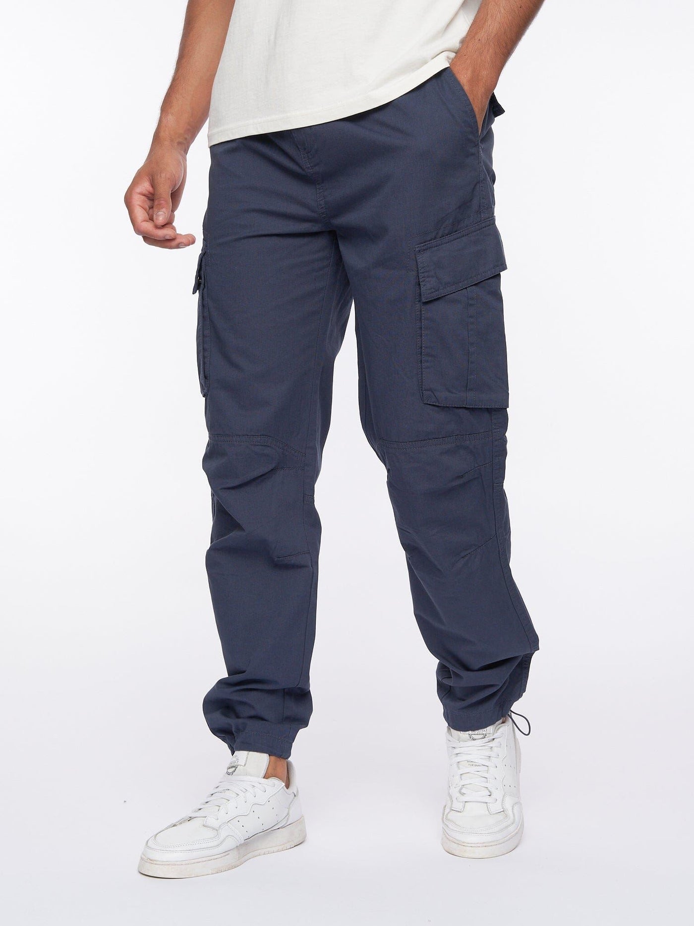 Mens Sidemoore Cargo Pants Navy