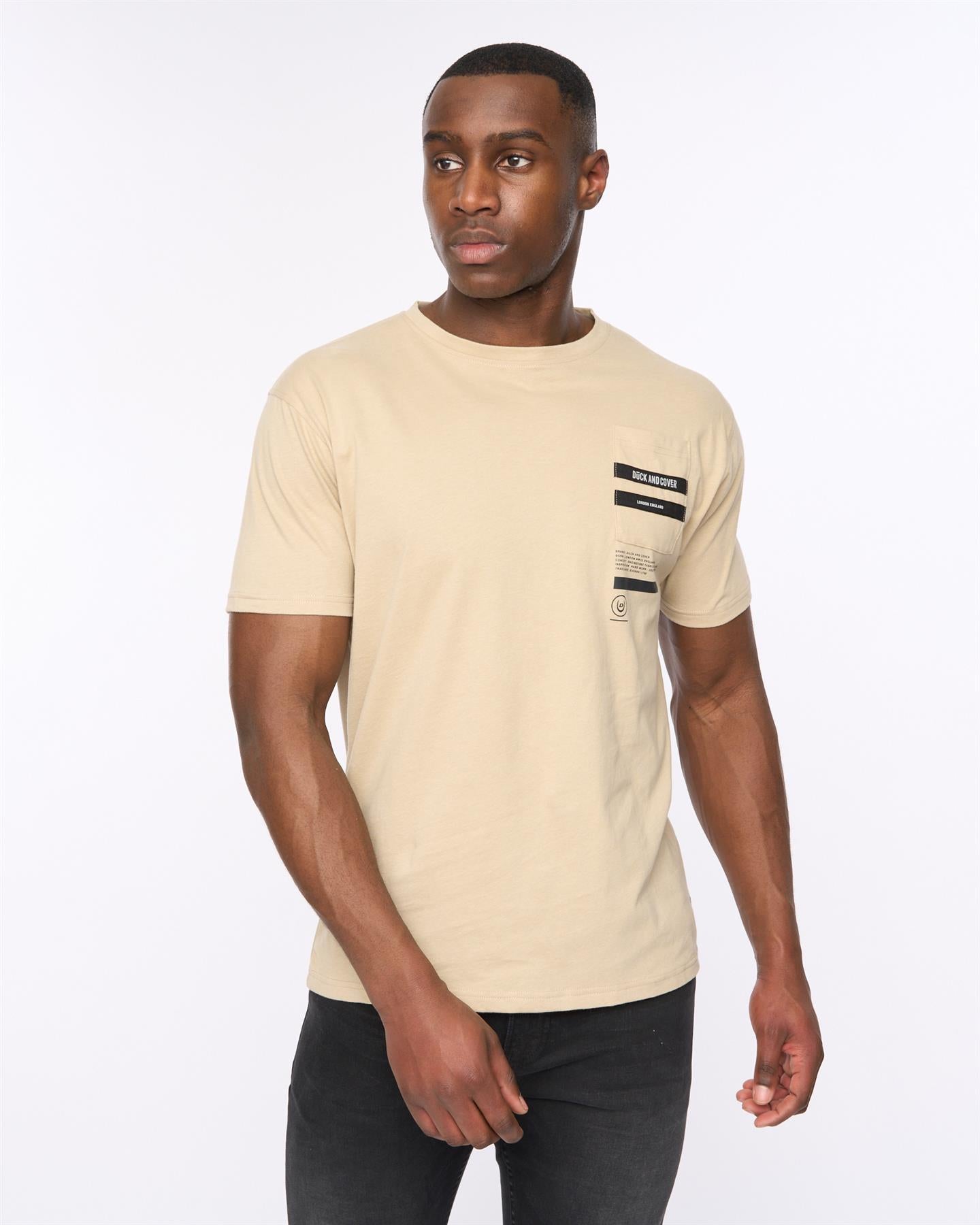 Mens Heningys T-Shirt Greige