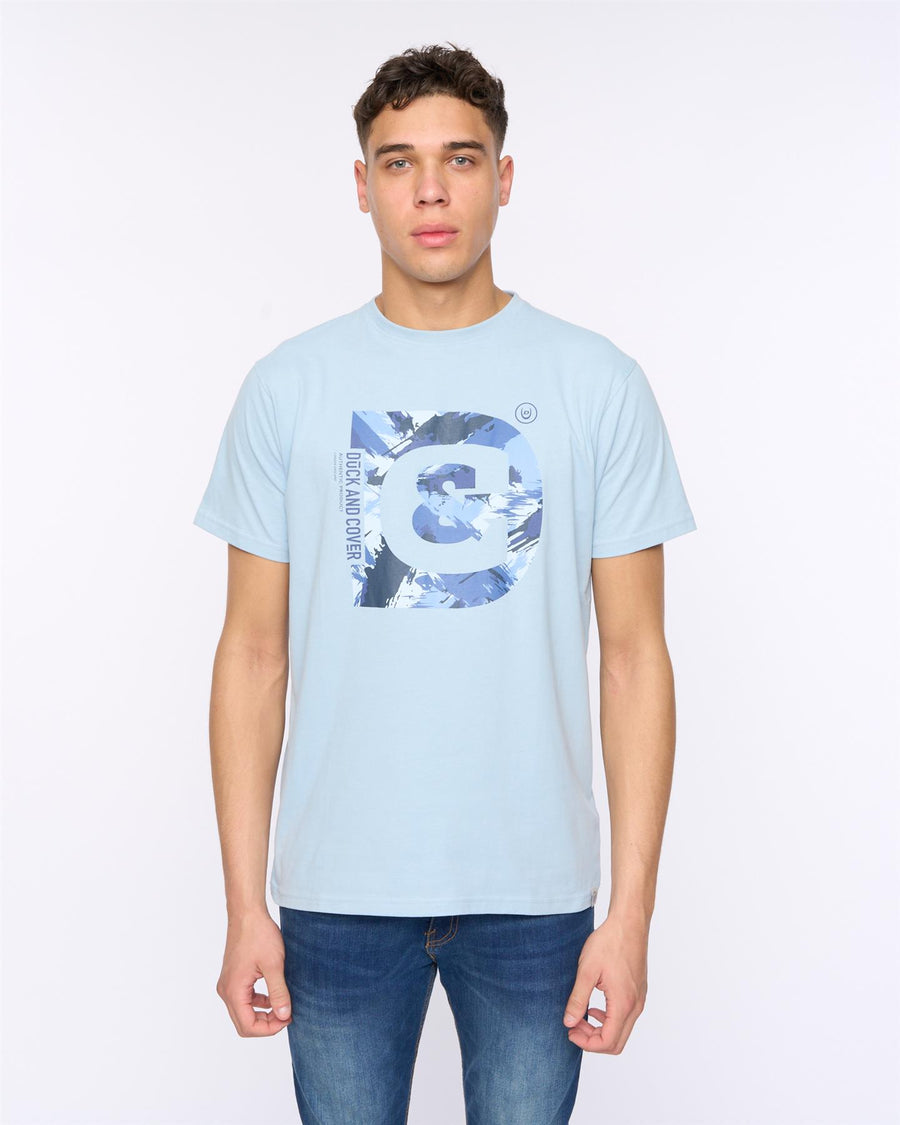 Mens Deecee T-Shirt Sky Blue