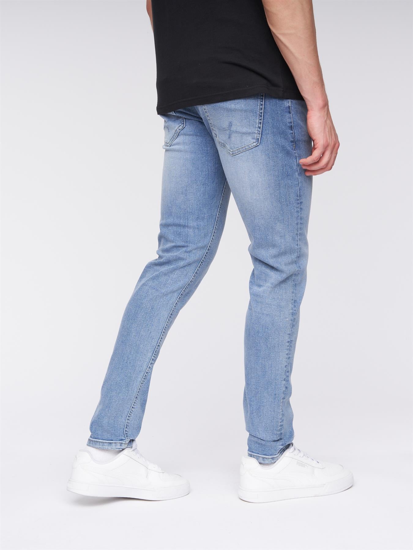 Mens Mayhen Slim Fit Jeans Light Wash