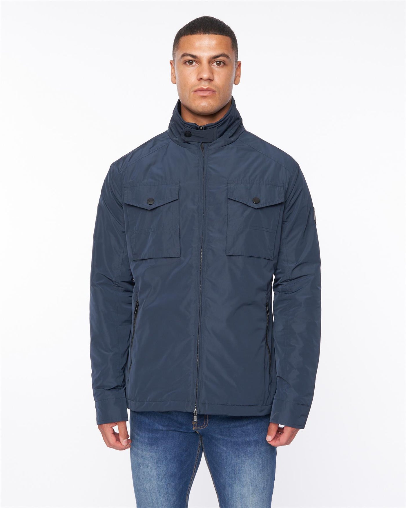 Mens Blensons Padded Jacket Navy