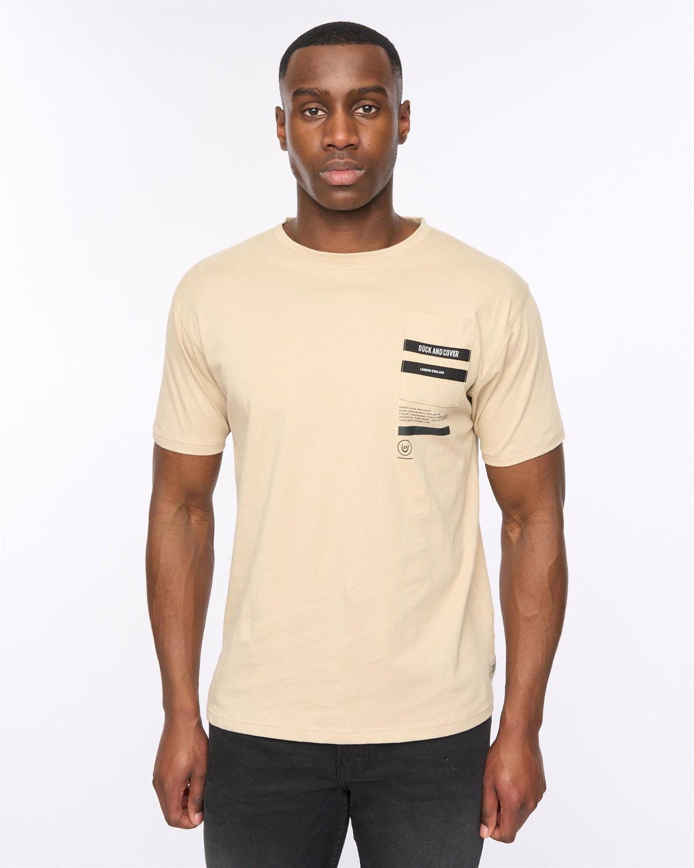 Mens Heningys T-Shirt Greige