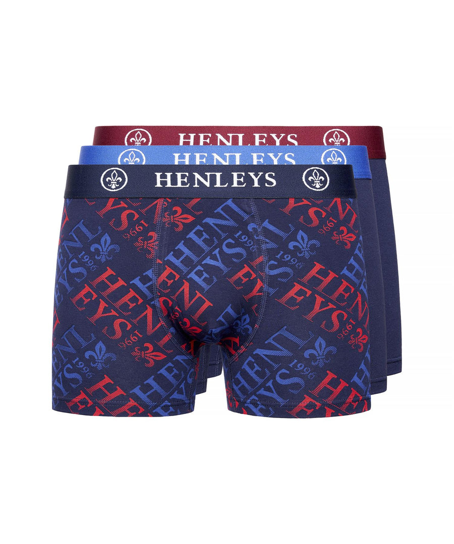 Mens Rutlers Boxers 3pk Assorted