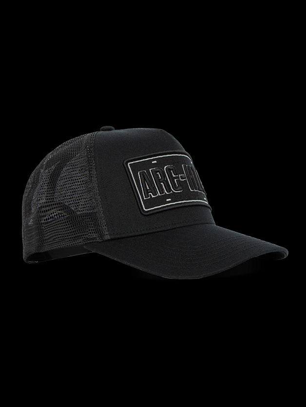 Mens Pitstop Trucker Cap Black