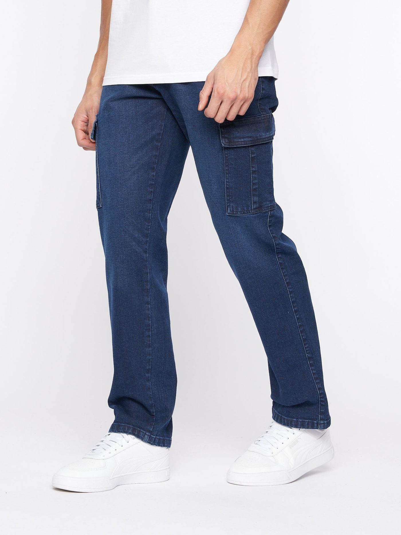 Kremtap Cargo Jeans Dark Wash