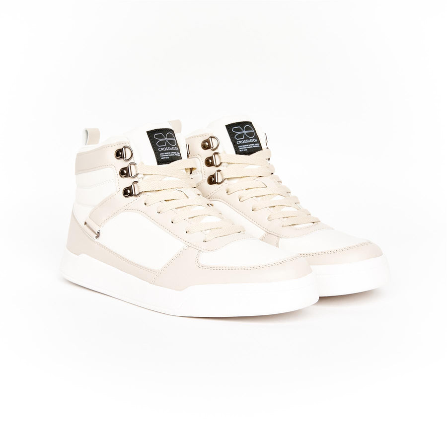 Mens Fellmarsh Hi Tops Off White