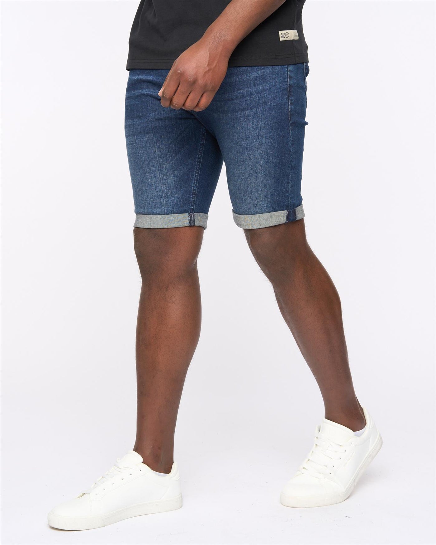 Duck and Cover Mens Zeki Shorts Dark Wash