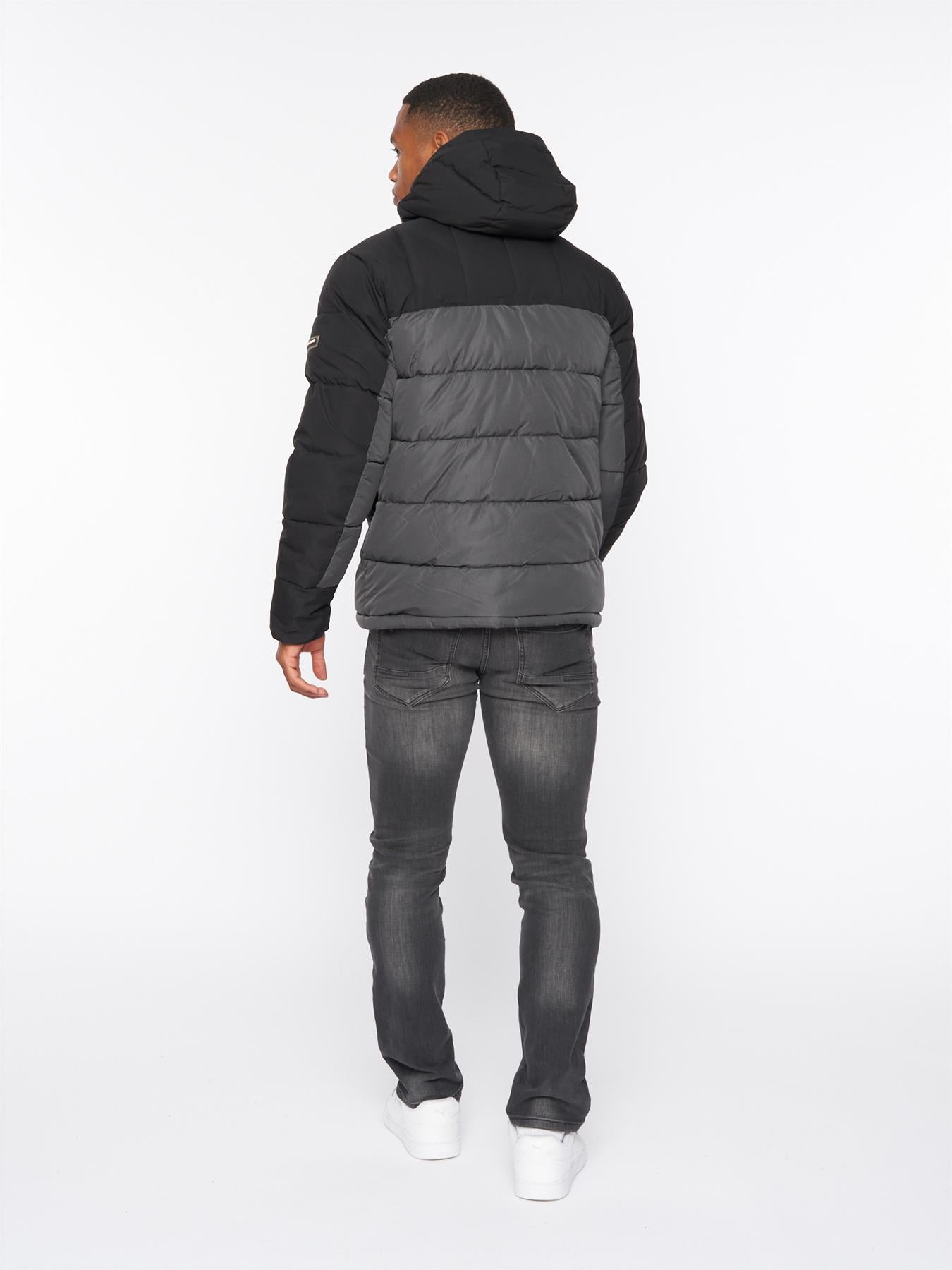 Deyton Short Puffer Jacket Asphalt