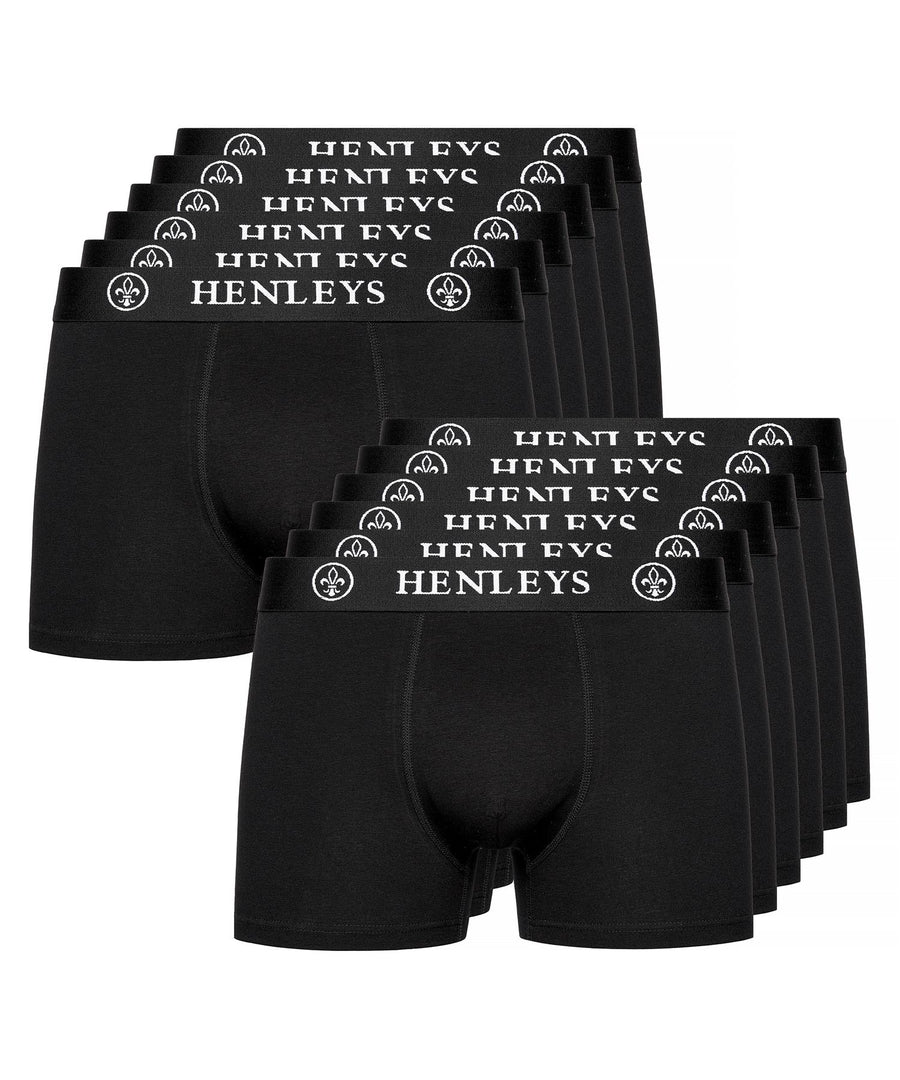 Mens McBlacken Boxers 12pk Black