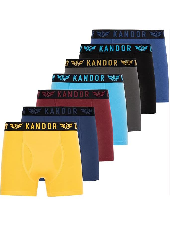 Men's Bambers Boxers 7pk Yellow