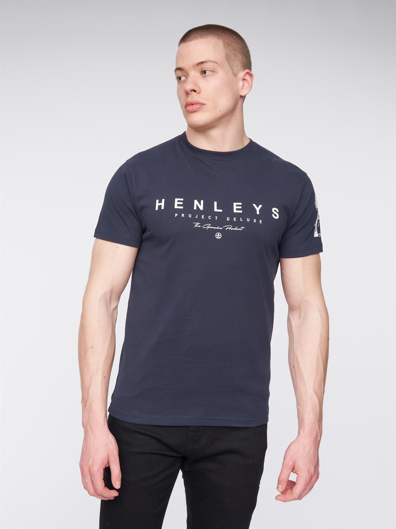 Mens Hentyme T-Shirt Navy