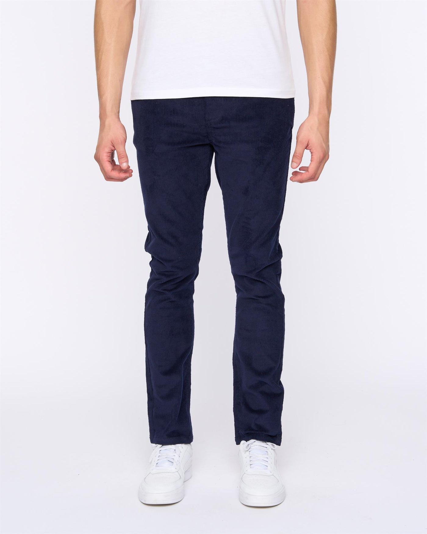 Mens Cordsome Trousers Navy