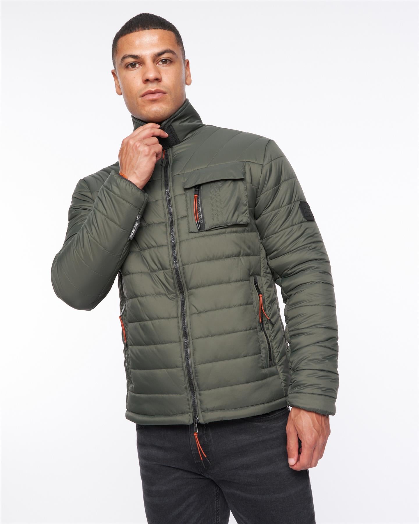 Mens Carricore Padded Jacket Dark Olive