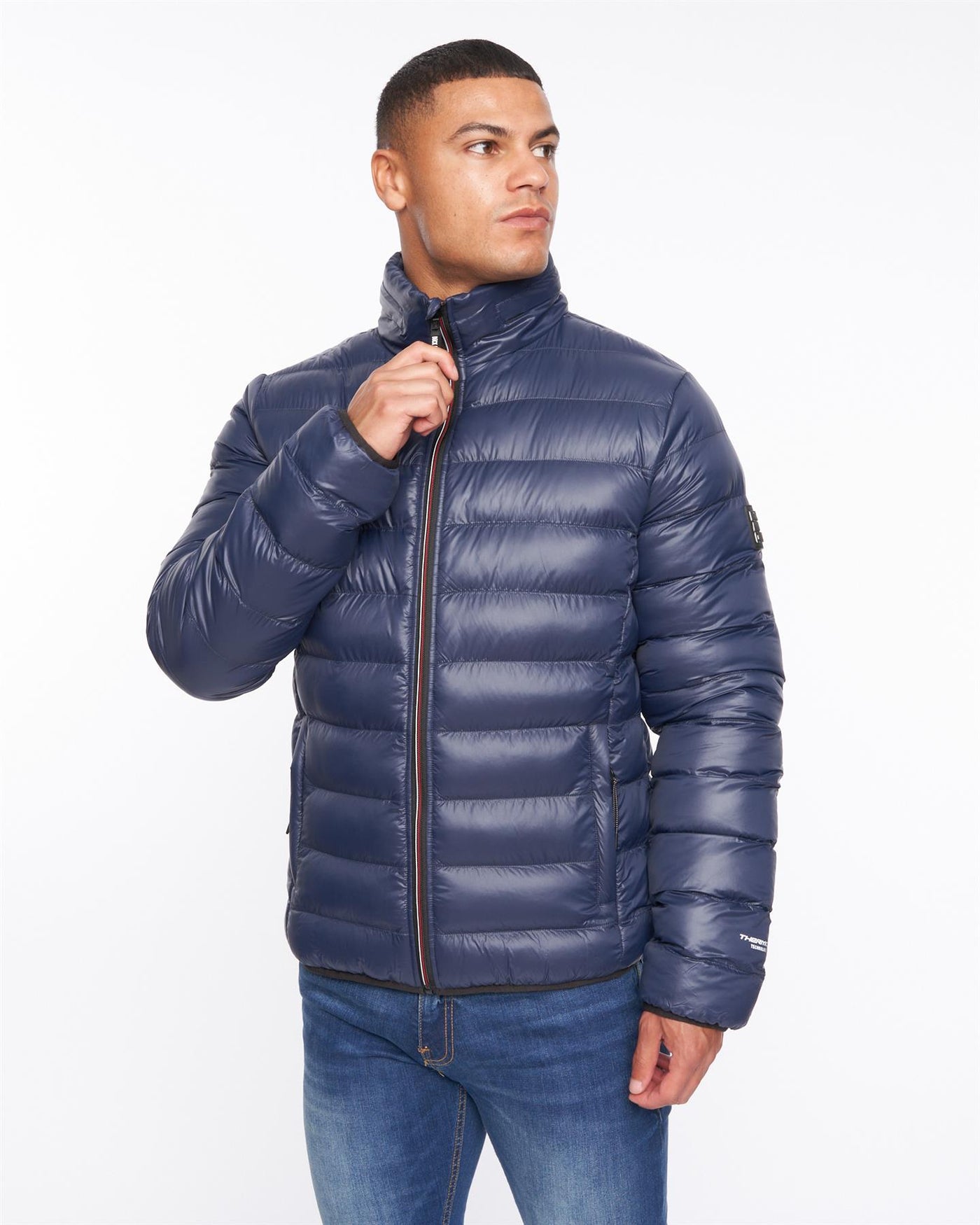 Mens Shemmy Two Quilted Jacket Navy