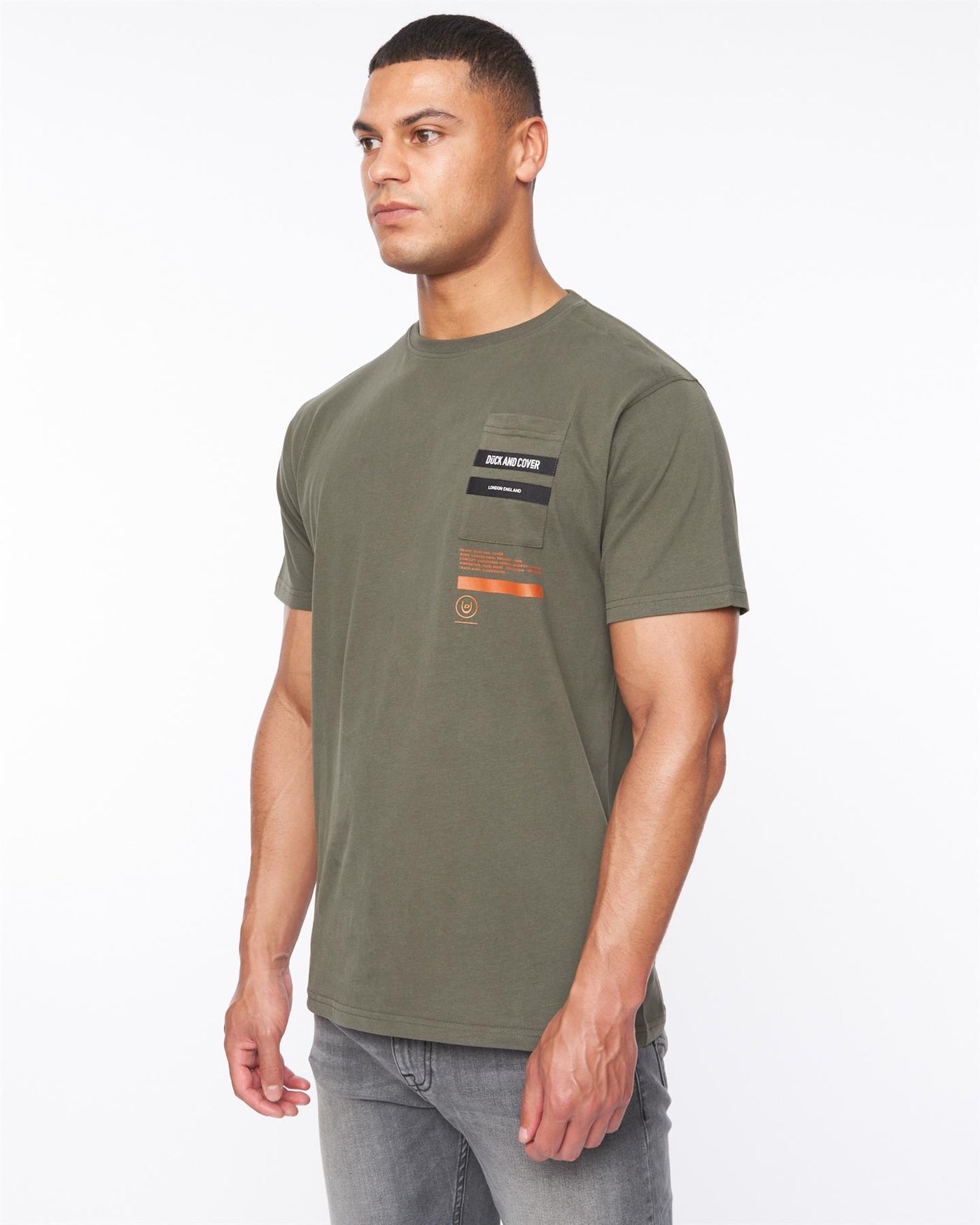 Mens Heningys T-Shirt Dark Olive