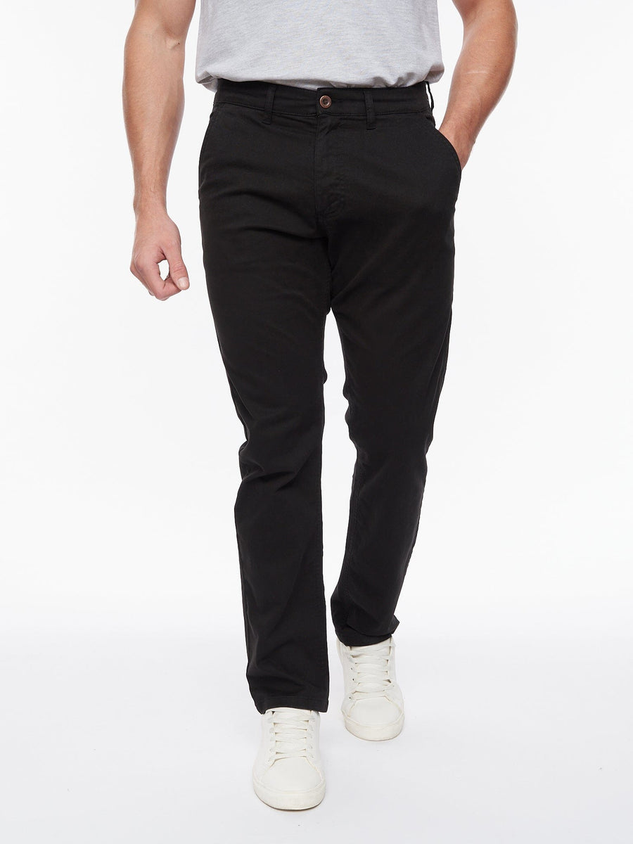 Tasman Chinos Black