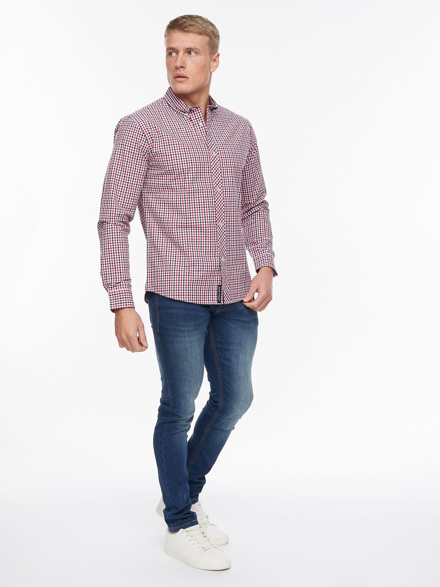 Macrae Shirt Red Check