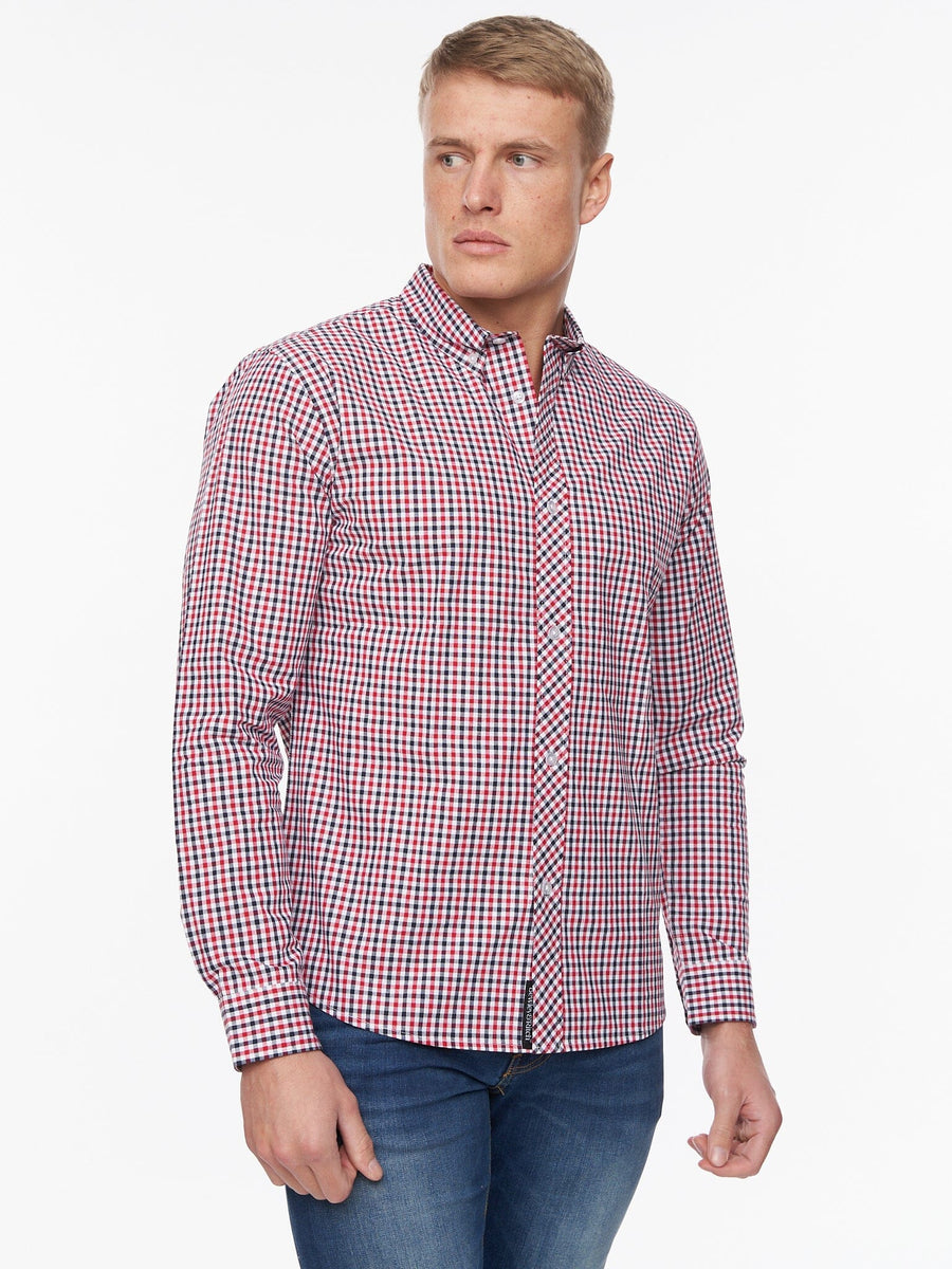 Macrae Shirt Red Check