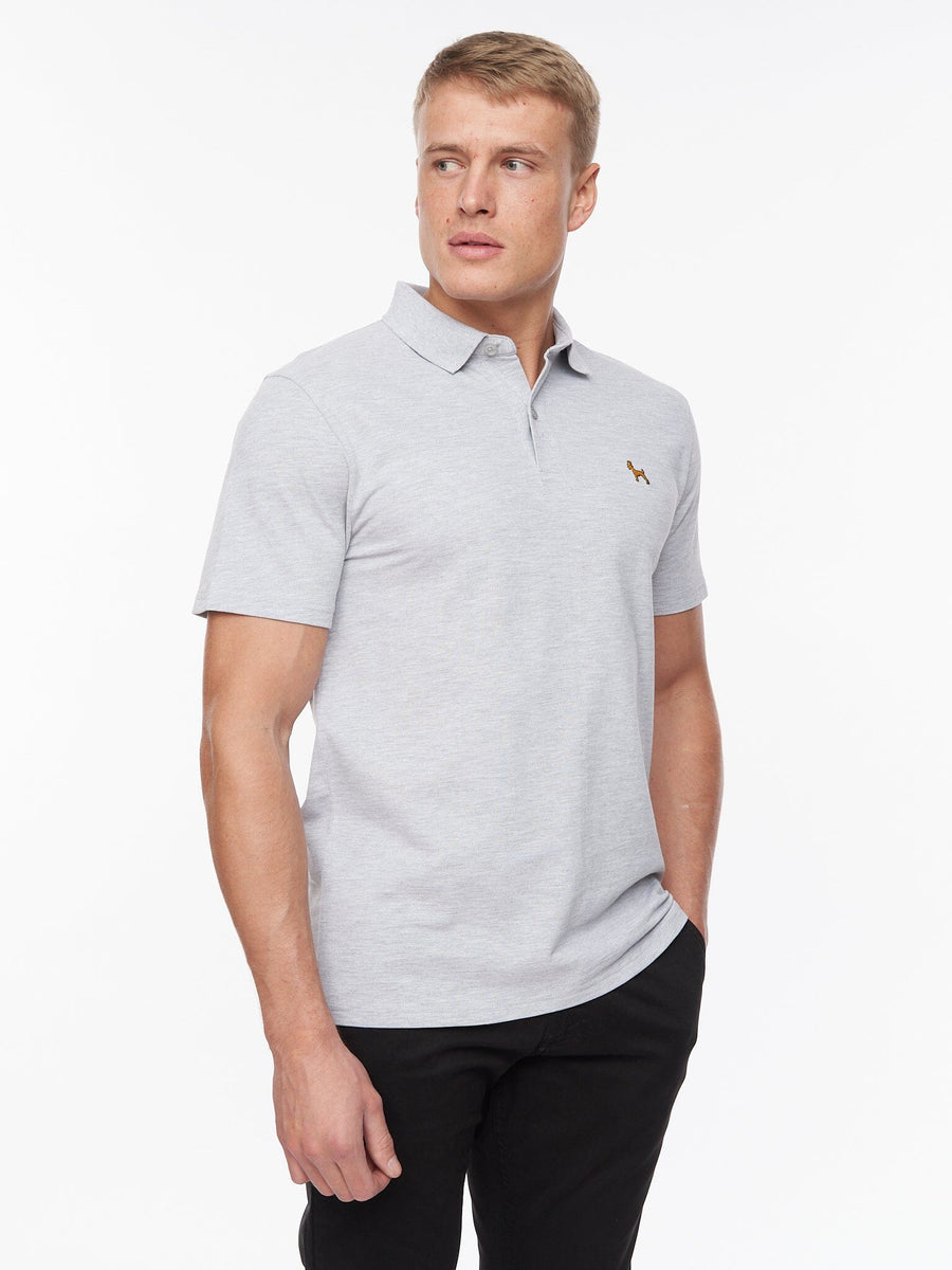 Barden Polo Grey Marl