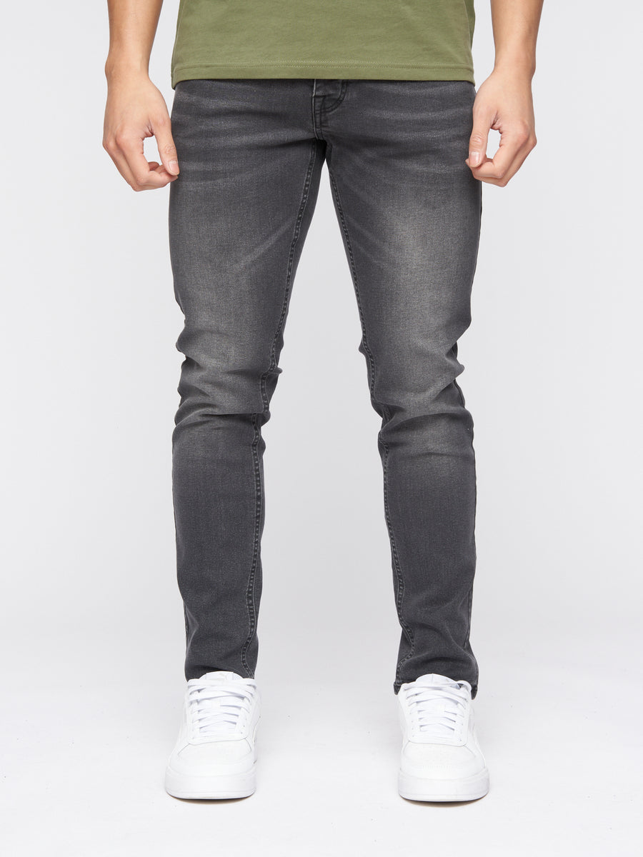 Buraca Slim Fit Denim Jeans Charcoal Wash