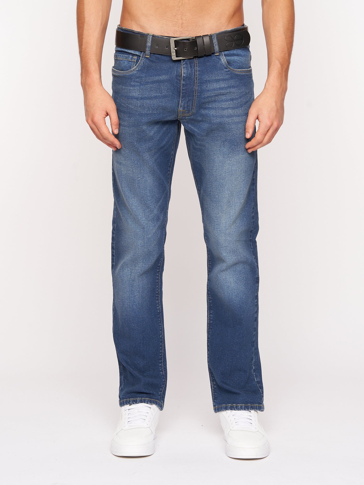 Cadman Straight Jeans Stone Wash