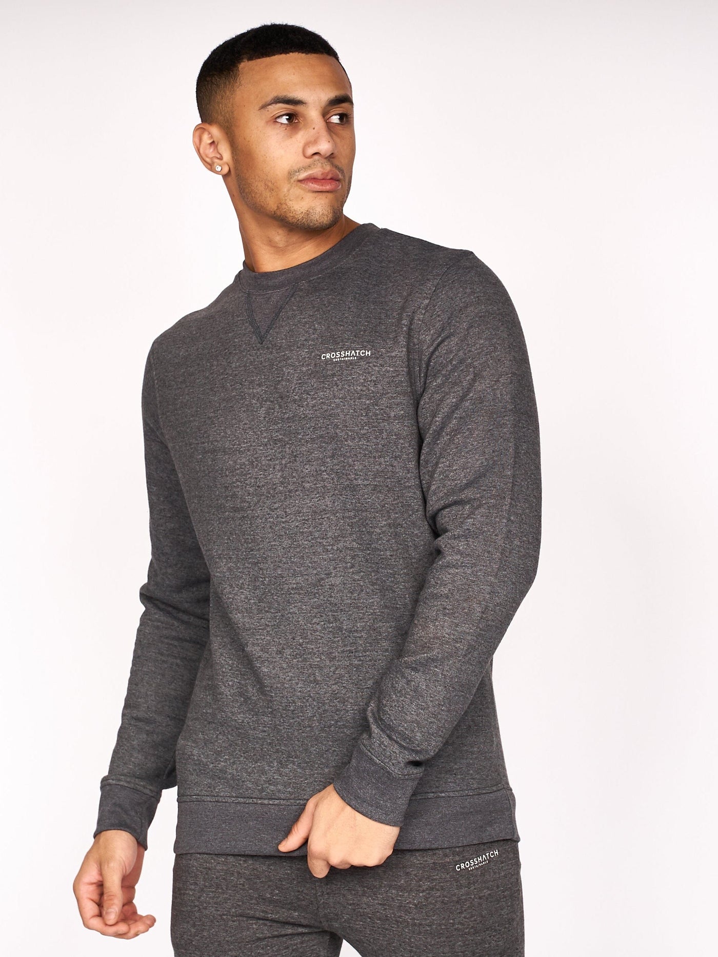 Traymax Crew Sweat 2pk Red/Charcoal