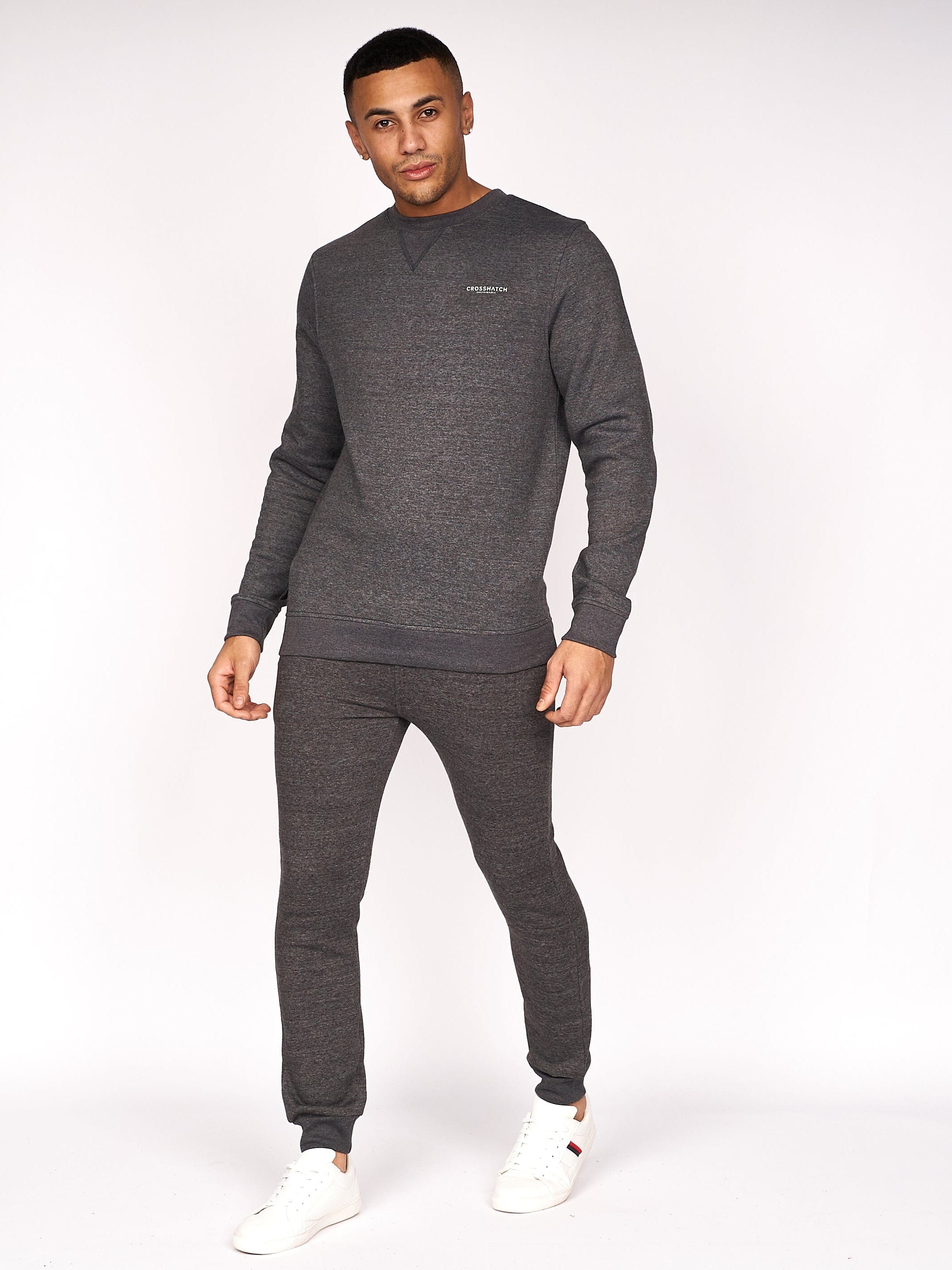 Traymax Crew Sweat 2pk Red/Charcoal