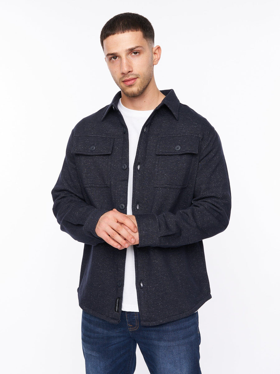 Dakari Fleece Overshirt Navy