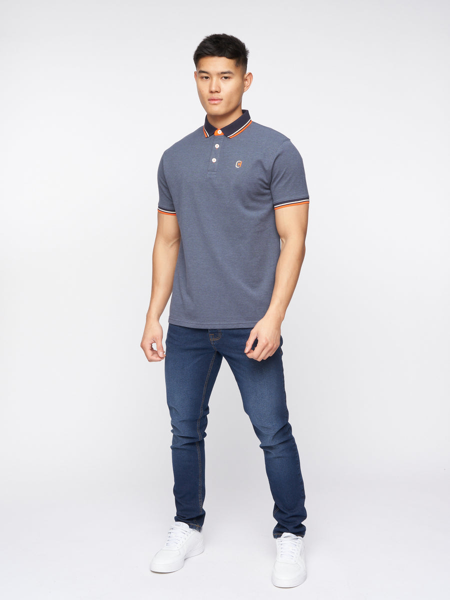 Britmane Polo Denim Blue