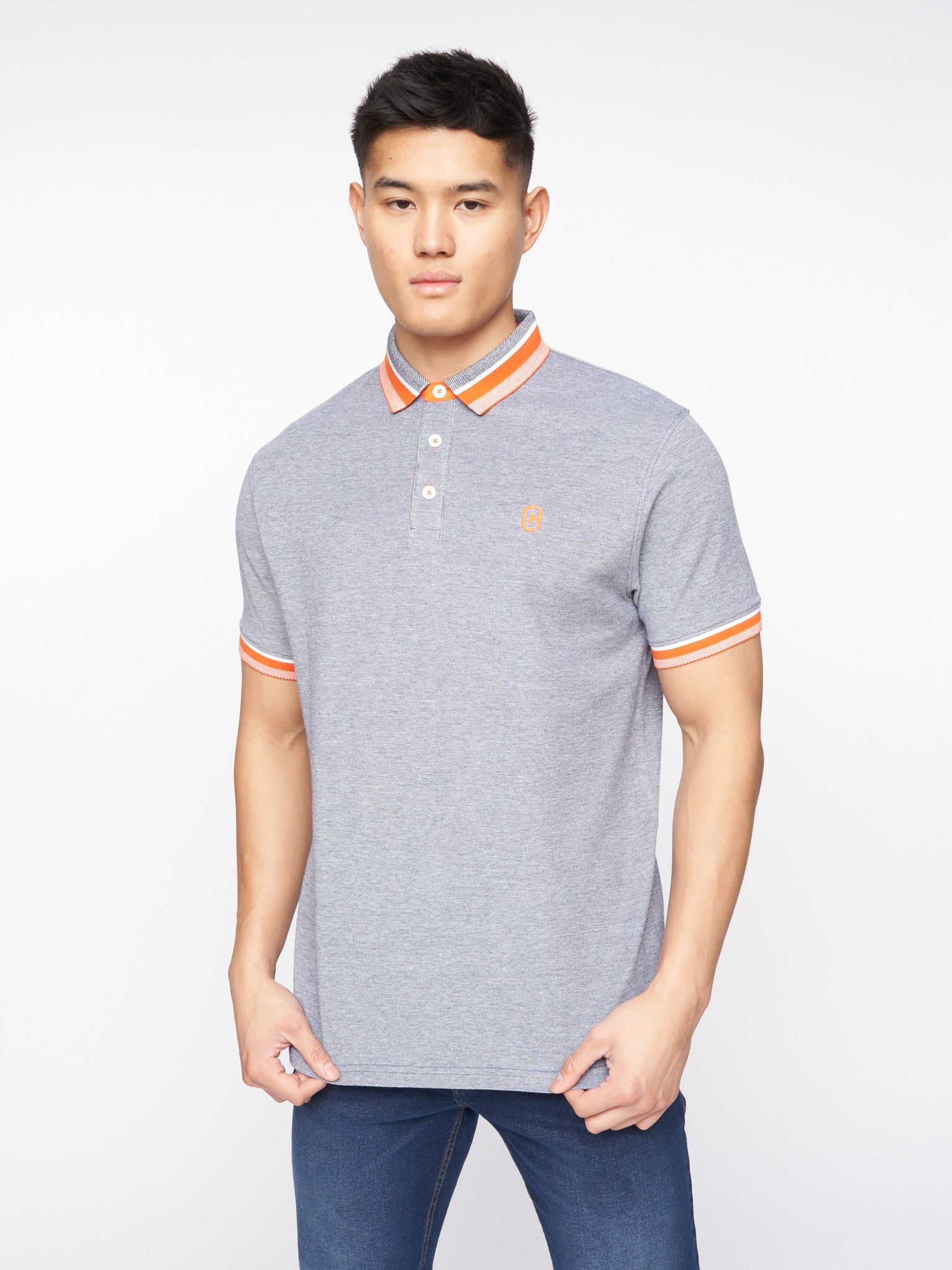 Cratmoore Polo Dark Grey Marl