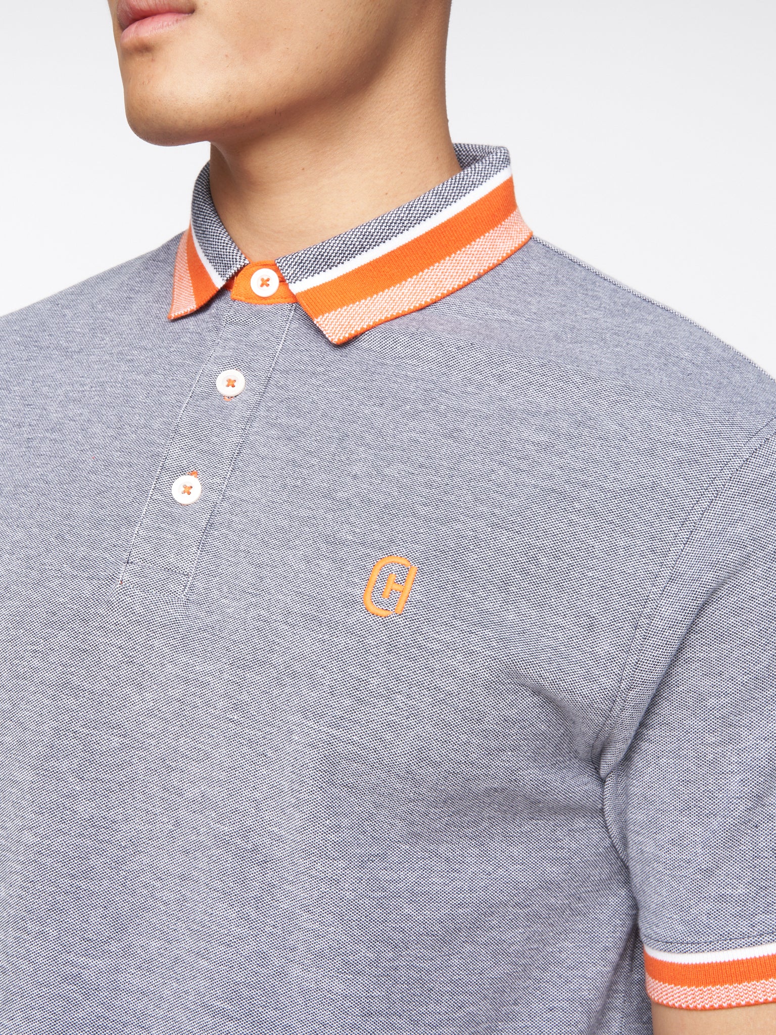 Cratmoore Polo Dark Grey Marl