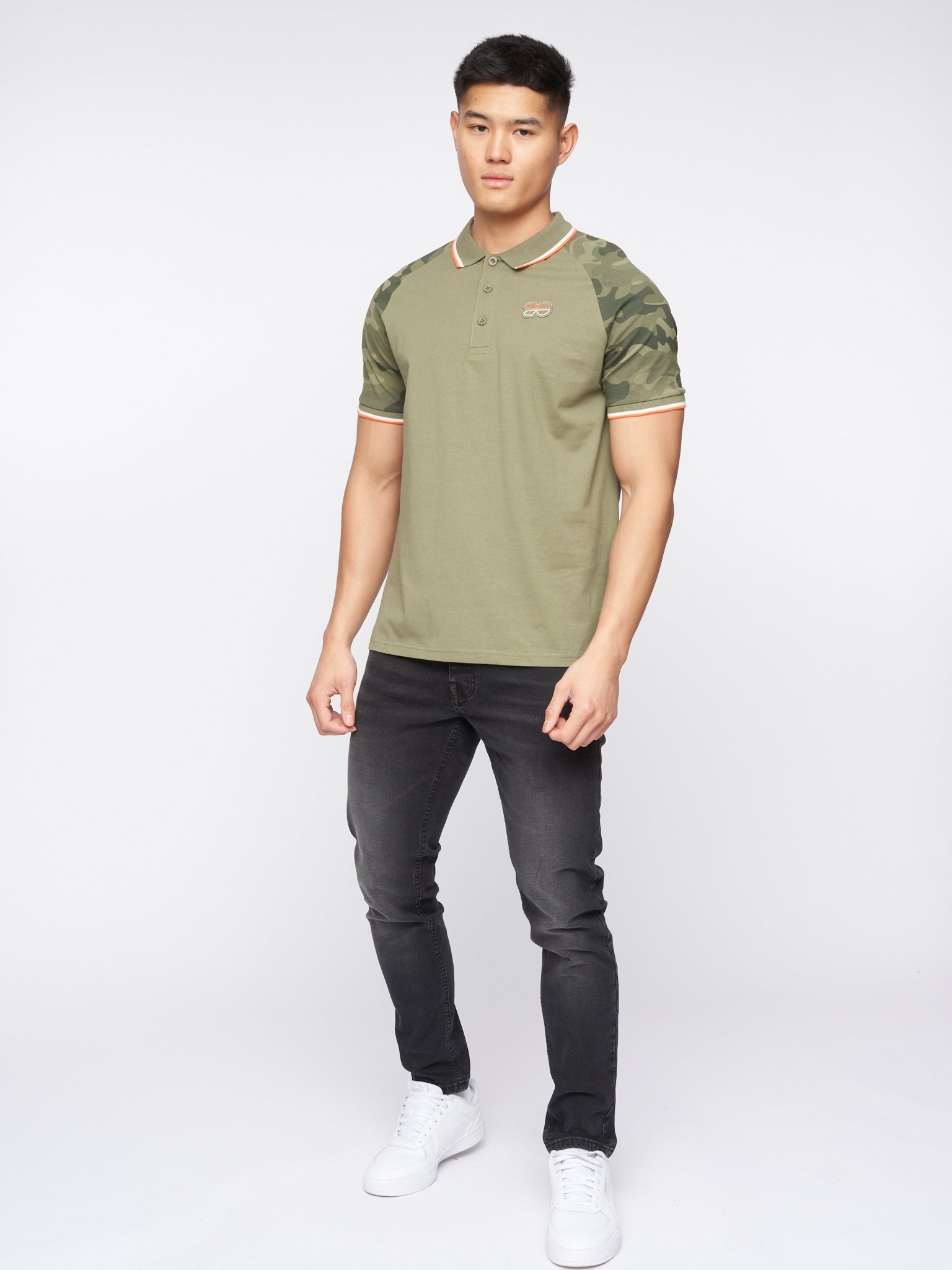 Cramdark Camo Polo Olive