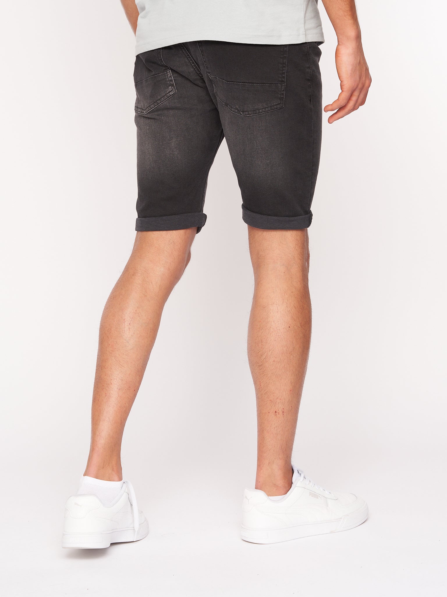 Reestier Denim Shorts Black