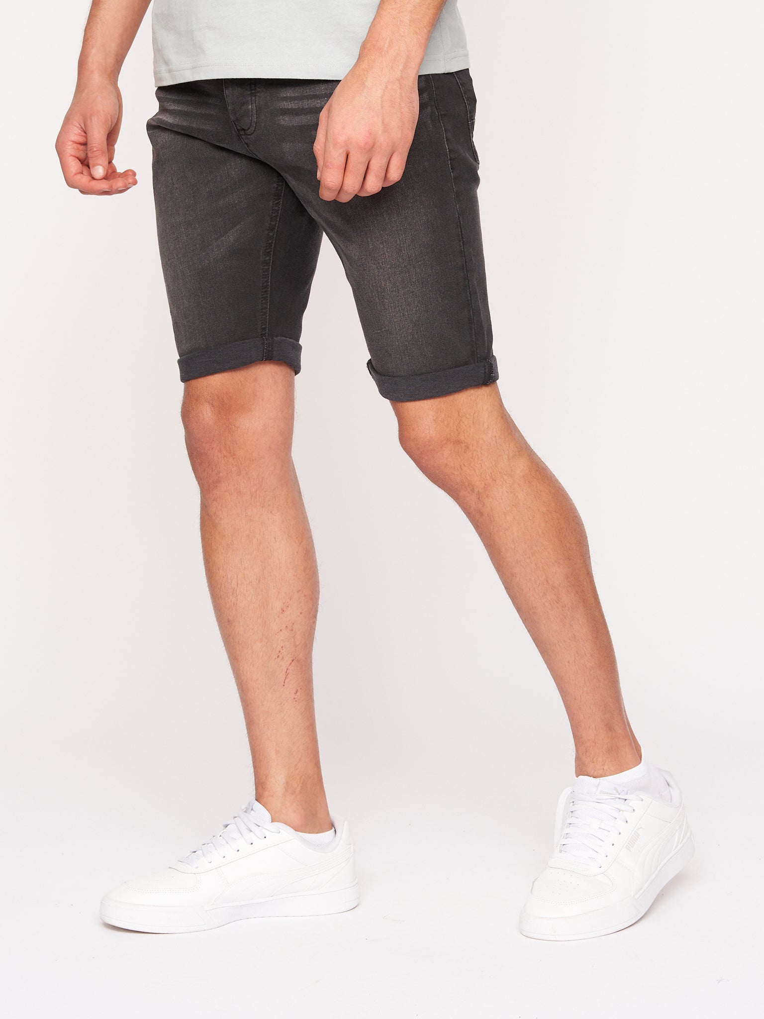 Reestier Denim Shorts Black