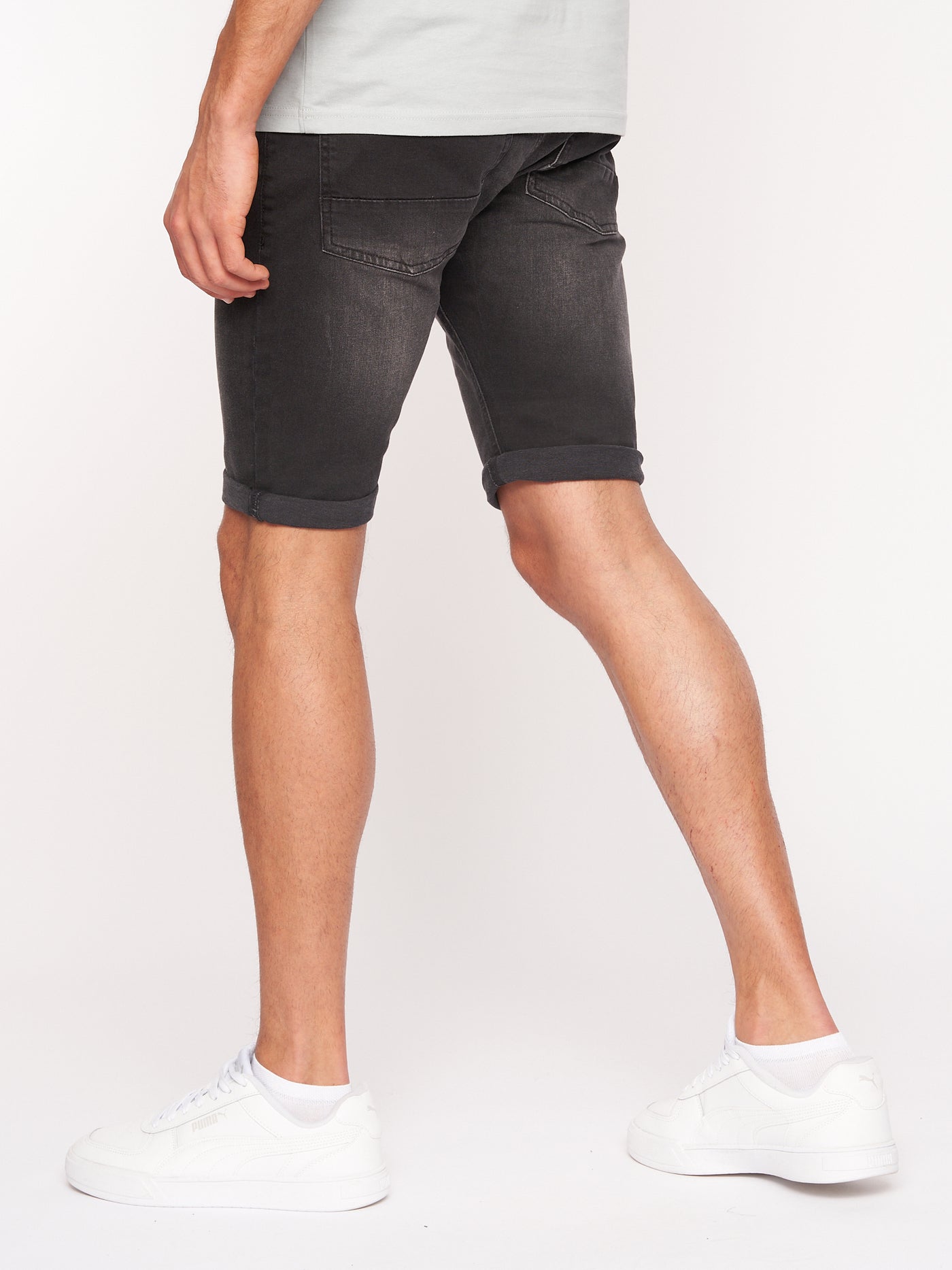 Reestier Denim Shorts Black