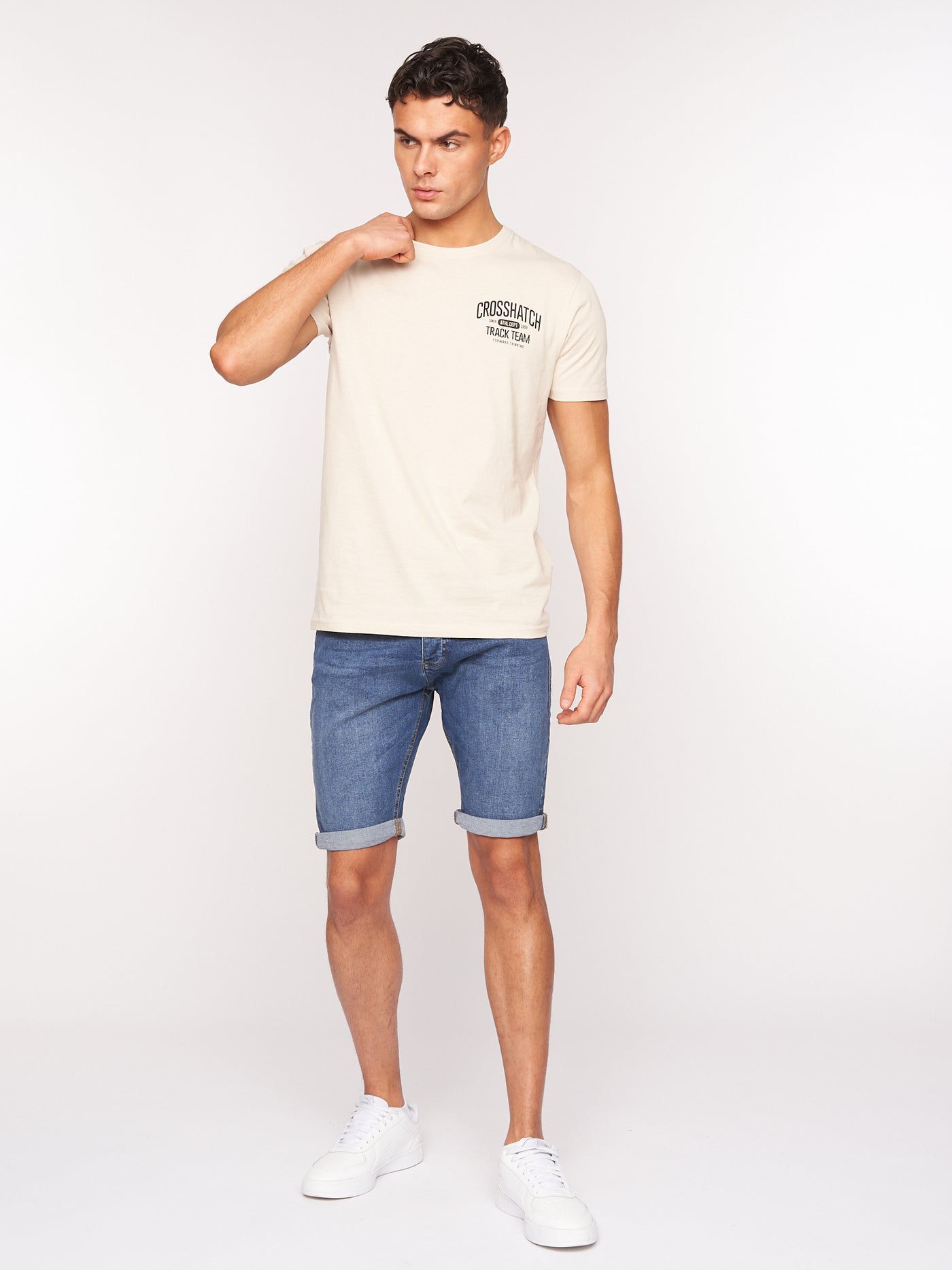 Reestier Denim Shorts Mid Wash