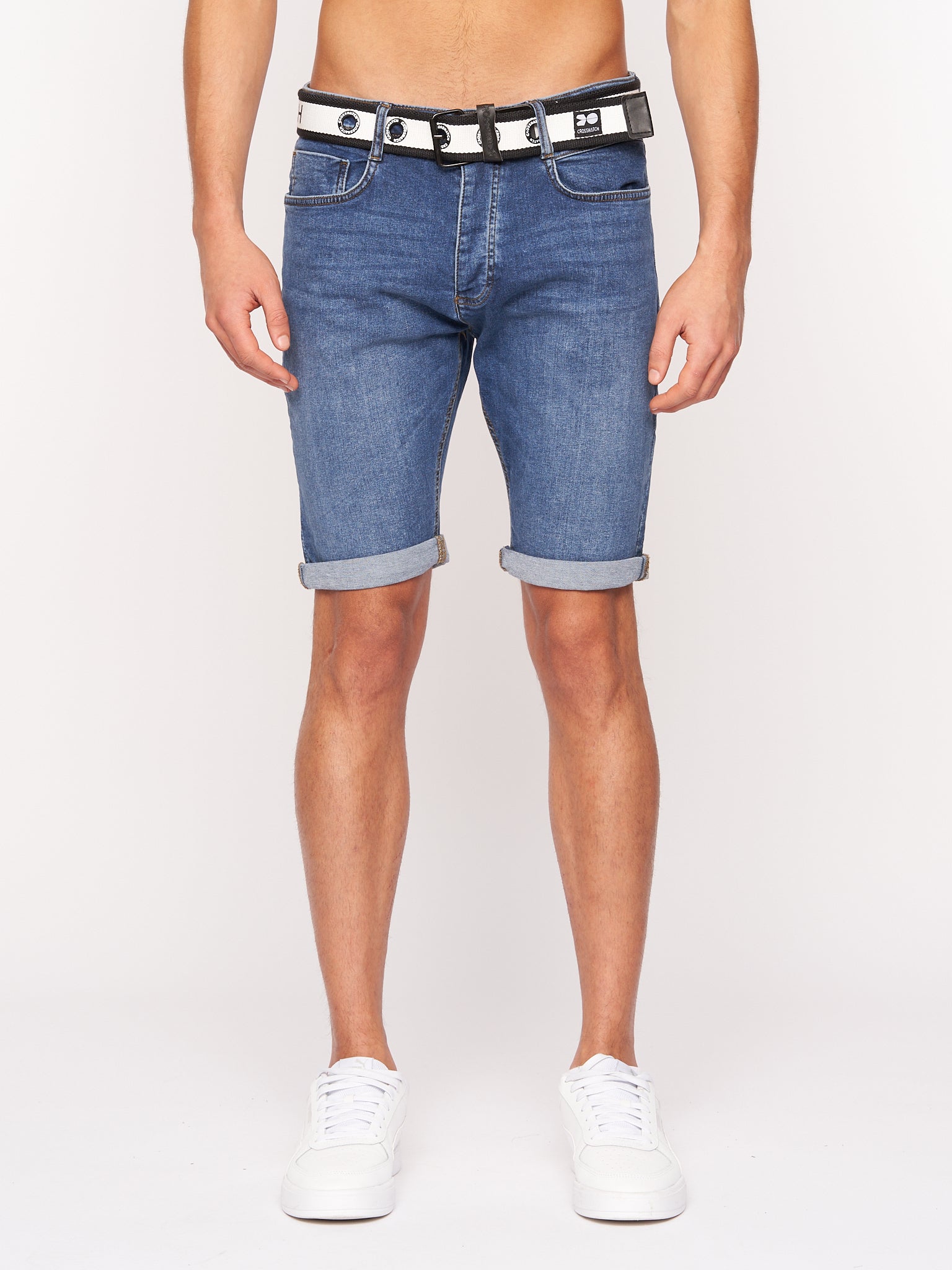 Reestier Denim Shorts Mid Wash