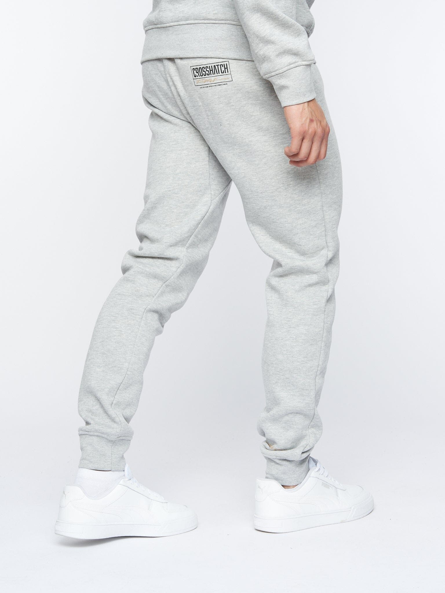 Doddington Joggers Light Grey Marl