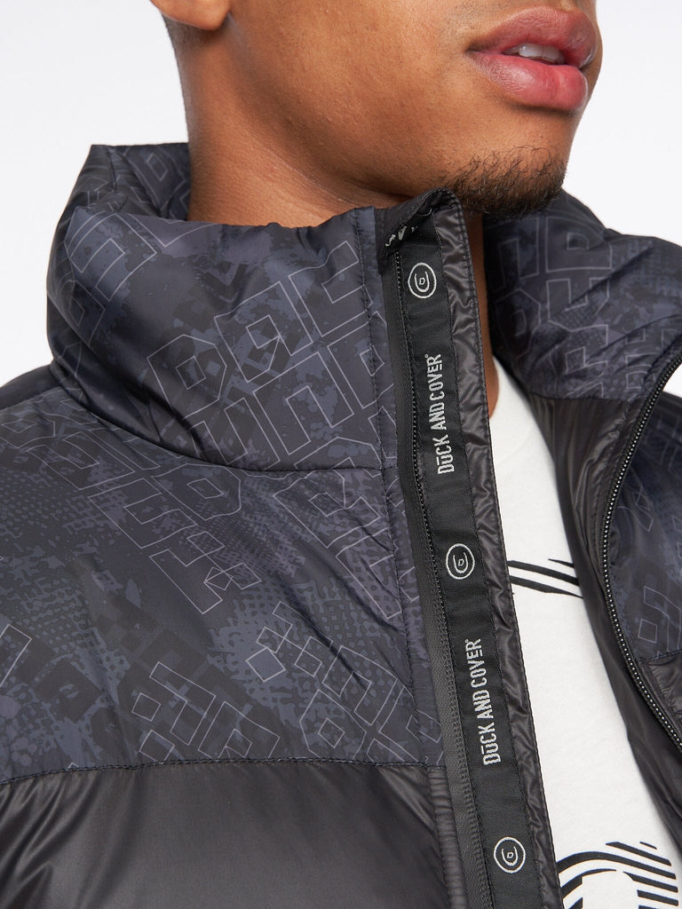 Duck and cover quilted cheap jacket