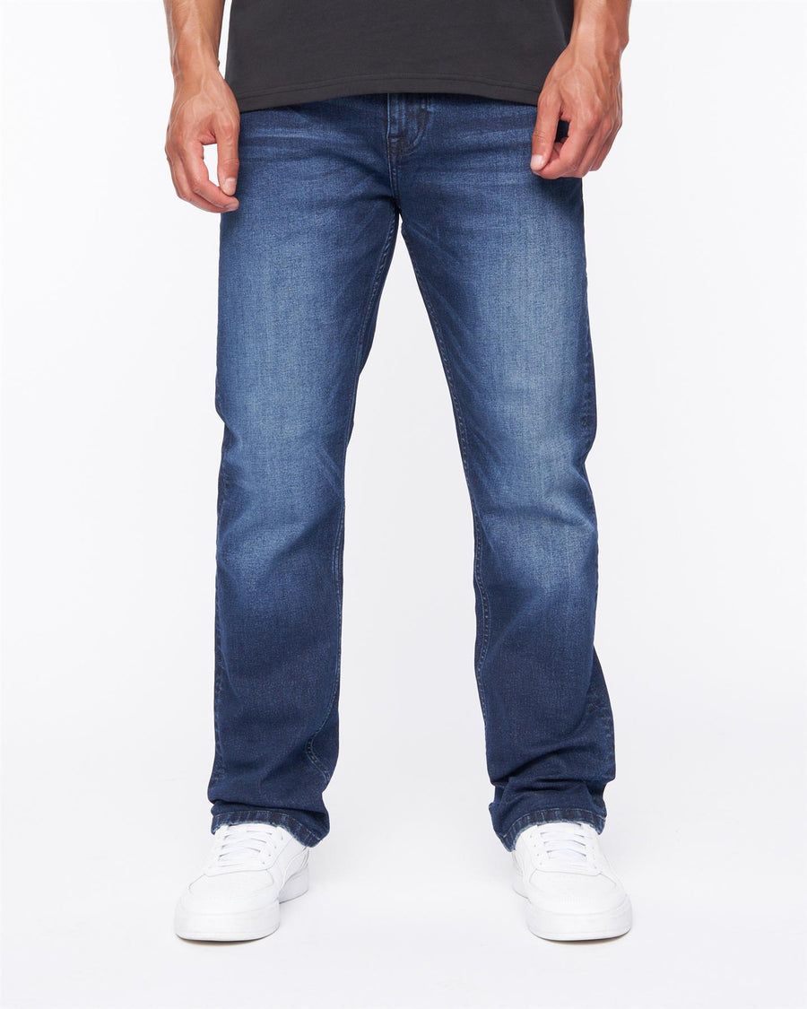 Mens Janstar Straight Leg Jeans Dark Wash