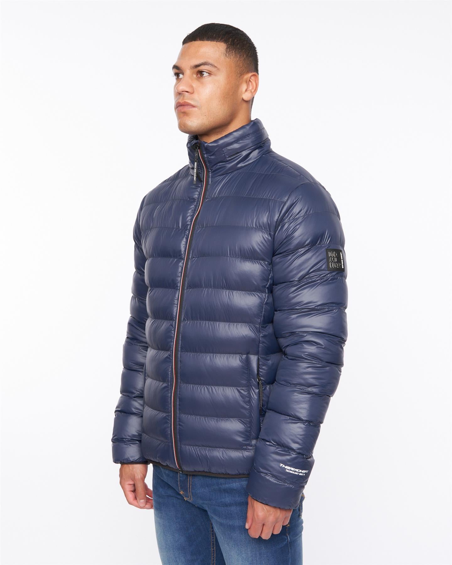 Mens Shemmy Two Quilted Jacket Navy