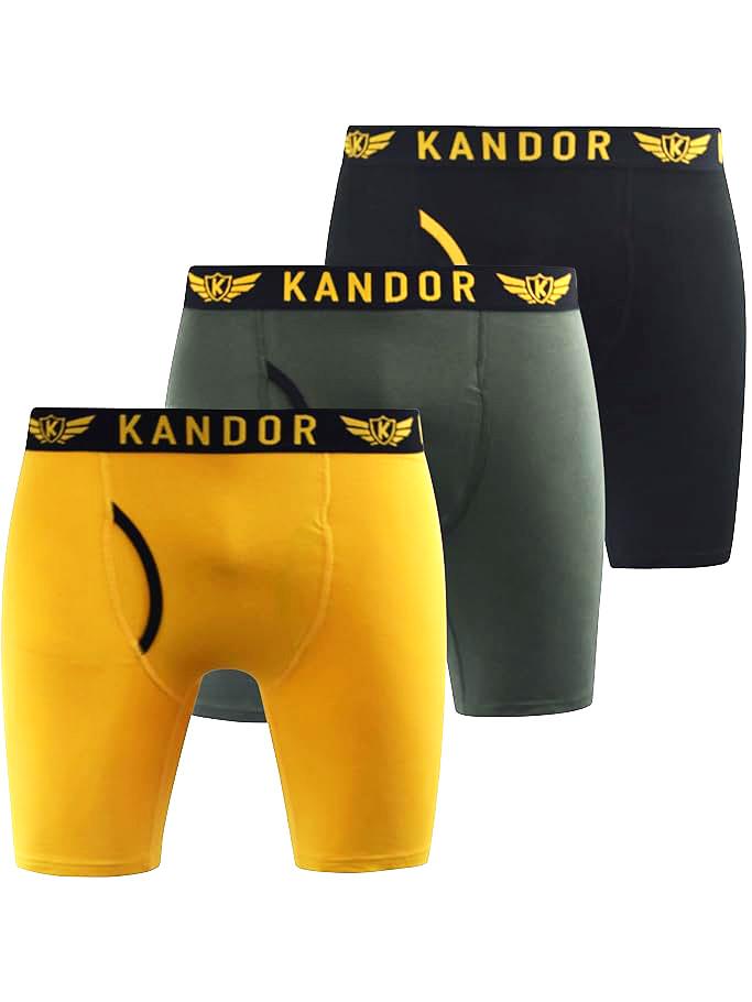 Men's Trunken Boxers 3pk Yellow