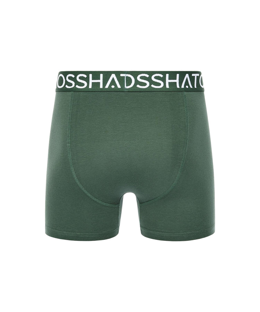 Mens Bresler Boxers 3pk Green