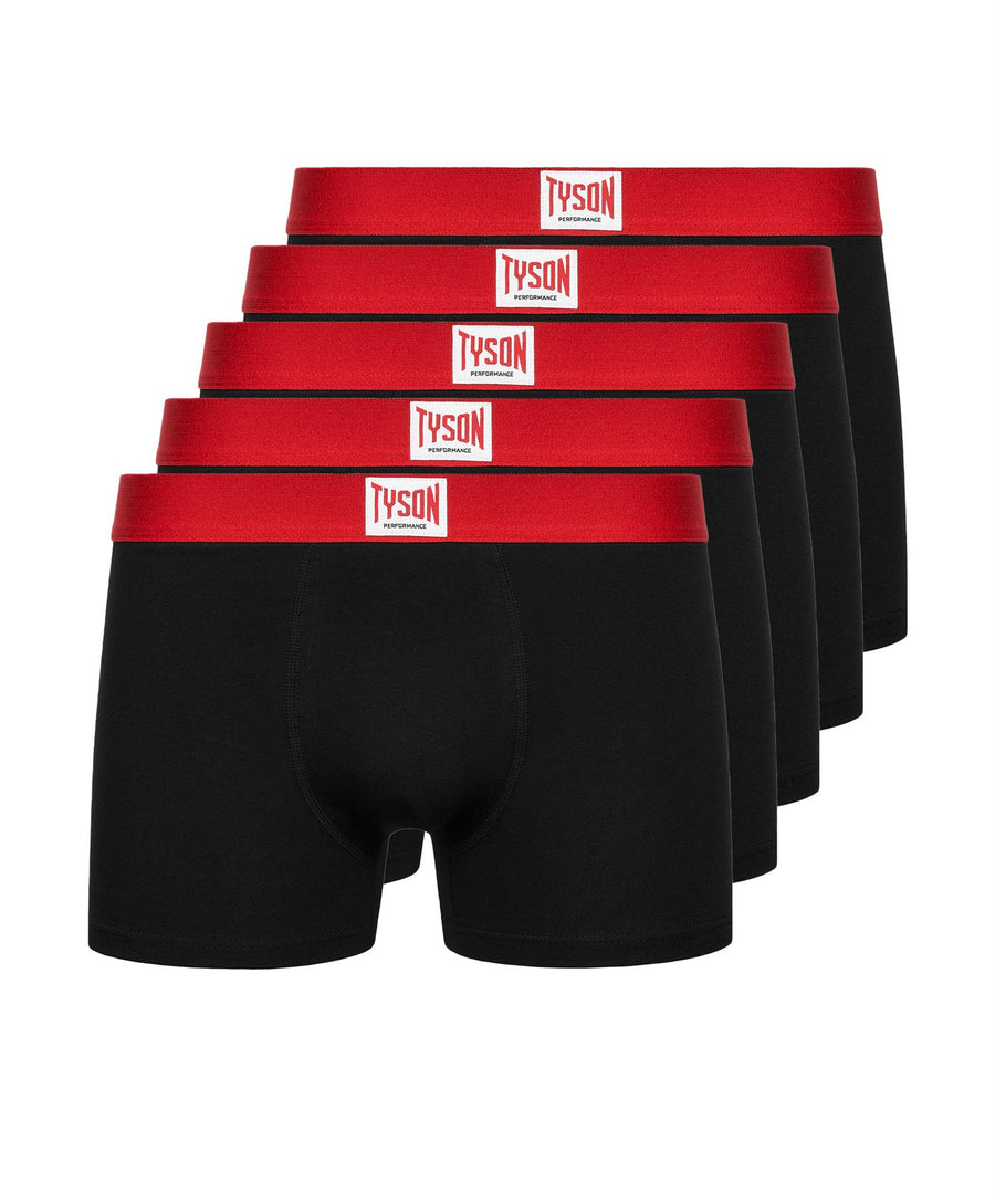 Mens Tyson Boxers 5pk Black