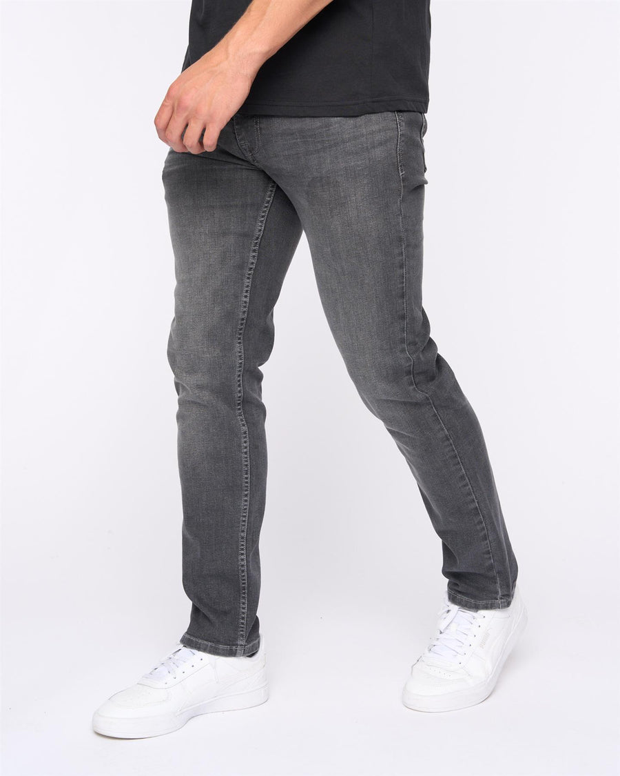 Mens Abingdon Slim Fit Jeans Grey