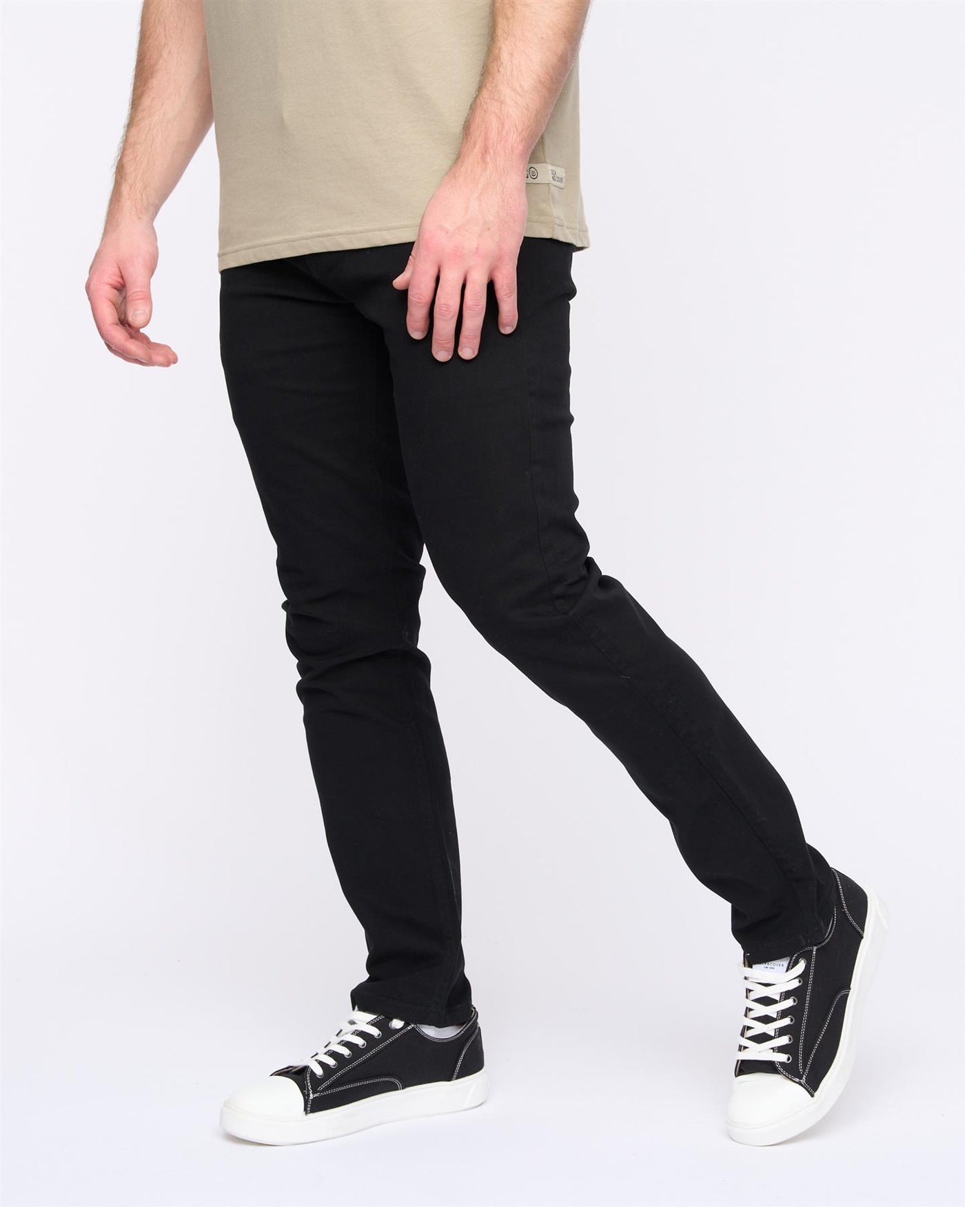 Mens Moretor Chinos Black